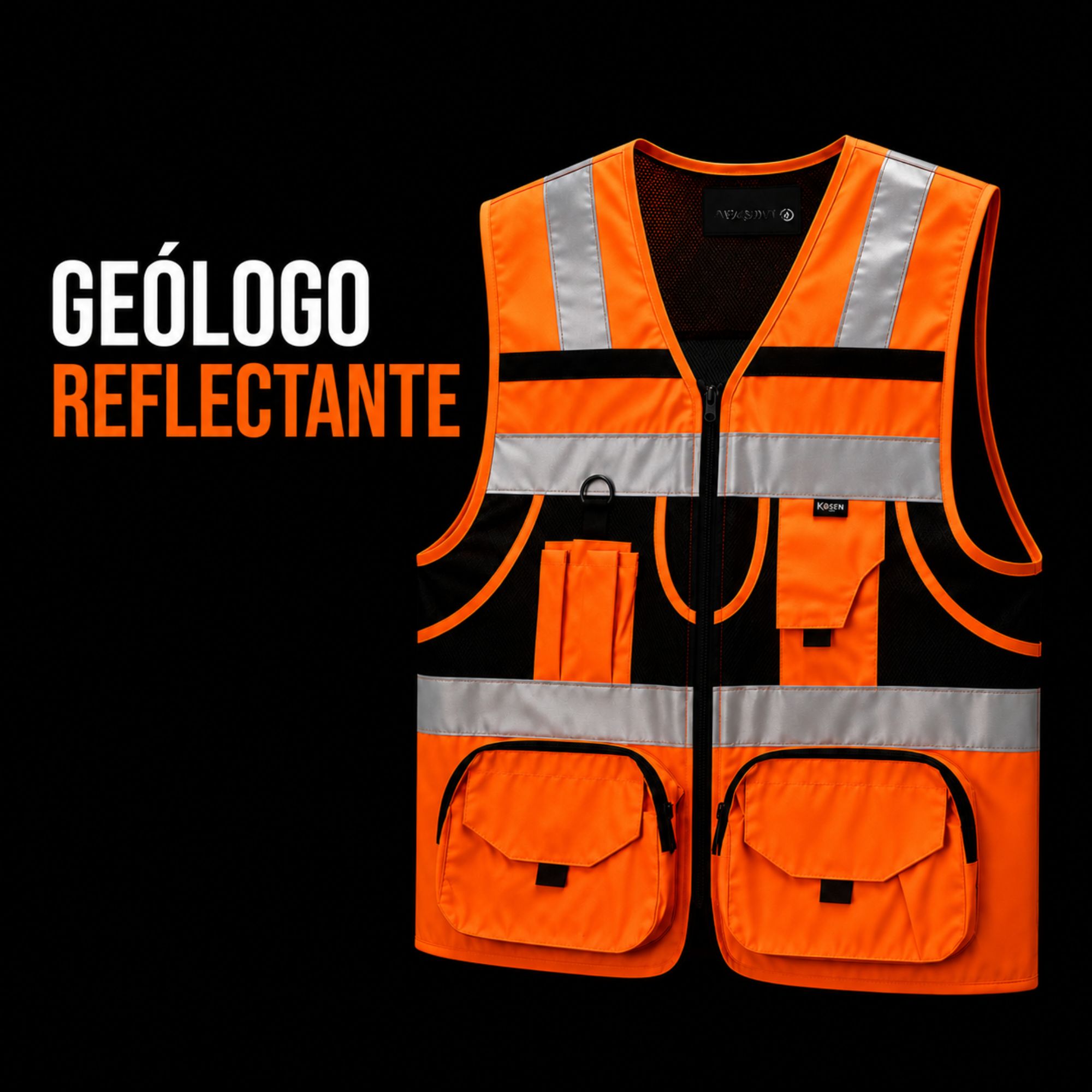 Chaleco geólogo reflectante