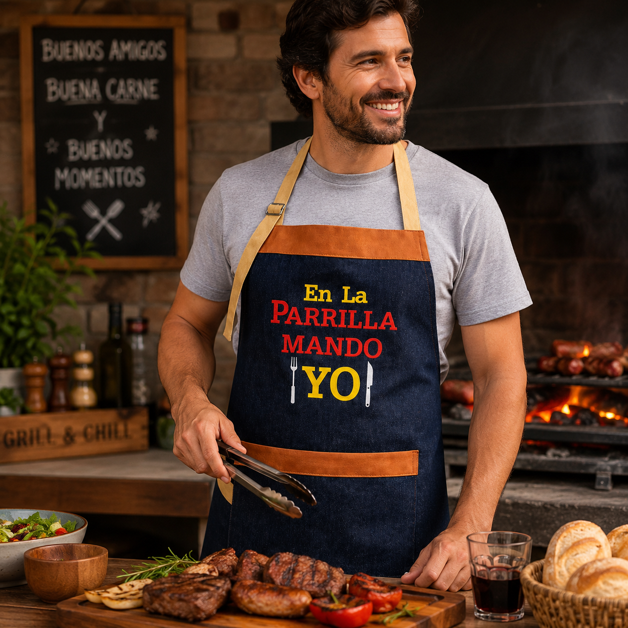 Delantal personalizado Pecherízate Chile