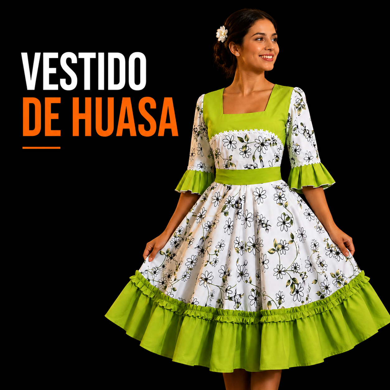 Vestido adulto folclórico